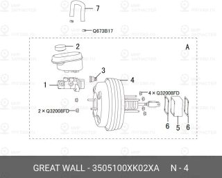 Запчасть HAVAL 3505100XK02XA
