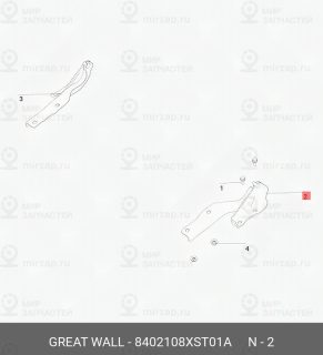 Запчасть HAVAL 8402108XST01A