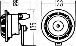 Запчасть HELLA 3AG003399801