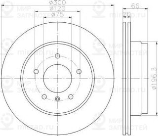 Диск Тормозной (Min2) HELLA 8DD355118271
