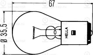 Запчасть HELLA 8GA002083251
