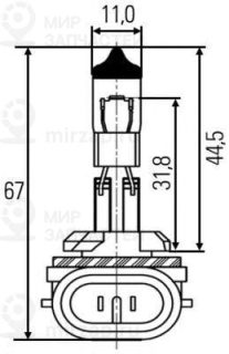 Запчасть HELLA 8GH008991031