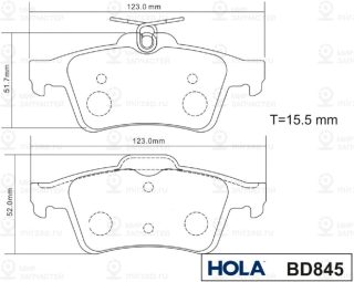 Запчасть HOLA BD845