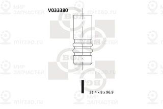 Клапан выпускной BGA V033380