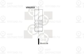 Клапан впускной BGA V991933