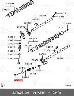 Запчасть MITSUBISHI 1011A535