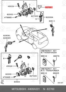 Запчасть MITSUBISHI 4408A031