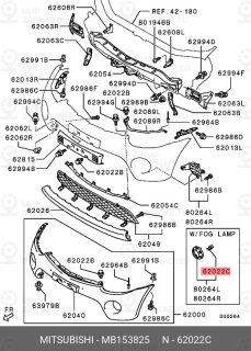 Запчасть MITSUBISHI MB153825