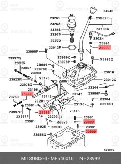 Запчасть MITSUBISHI MF540010