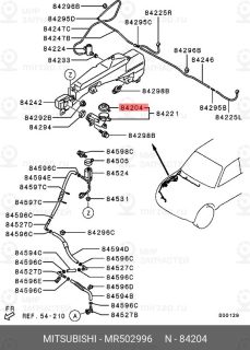 Запчасть MITSUBISHI MR502996