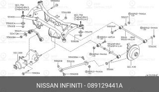 Запчасть NISSAN 089129441A