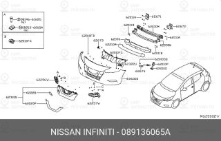 Запчасть NISSAN 089136065A