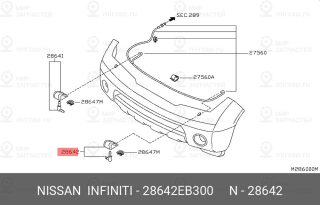 Запчасть NISSAN 28642EB300