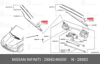 Запчасть NISSAN 288824N000