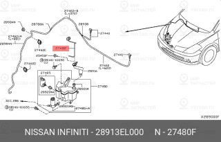 Запчасть NISSAN 28913EL000