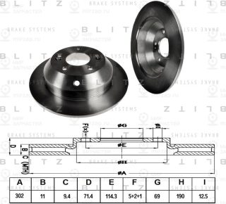 Запчасть BLITZ BS0179
