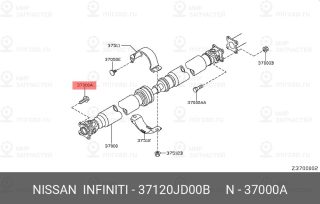 Запчасть NISSAN 37120JD00B