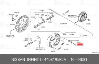 Запчасть NISSAN 4408195F0A