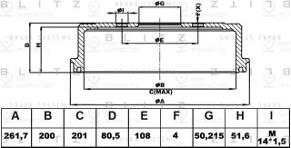 Запчасть BLITZ BT0109