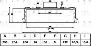 Запчасть BLITZ BT0133