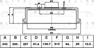 Запчасть BLITZ BT0144