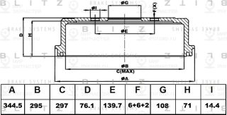 Запчасть BLITZ BT0145
