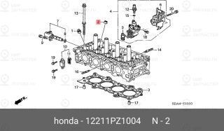 Запчасть HONDA 12211PZ1004
