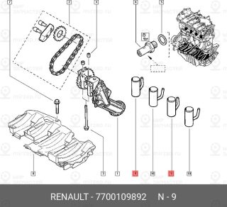 Запчасть NISSAN 7700109892