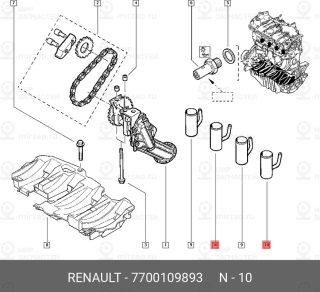 Запчасть NISSAN 7700109893