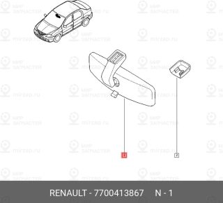 Запчасть NISSAN 7700413867