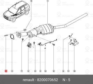 Запчасть NISSAN 8200070652