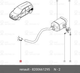 Запчасть NISSAN 8200661295