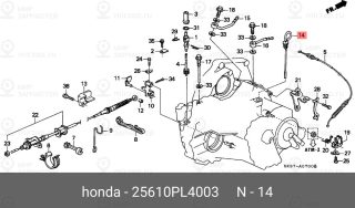Запчасть HONDA 25610PL4003