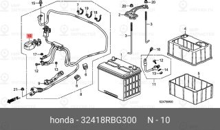 Запчасть HONDA 32418RBG300