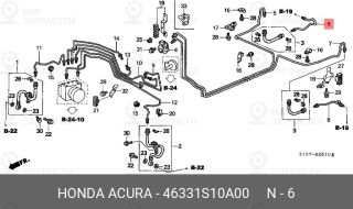 Запчасть HONDA 46331S10A00