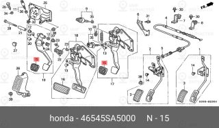 Запчасть HONDA 46545SA5000