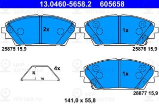 Запчасть ATE 13046056582