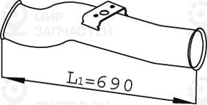 Запчасть DINEX 68017