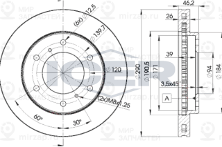 Запчасть ICER 78BD71162