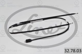 Трос стояночного тормоза LINEX 327803