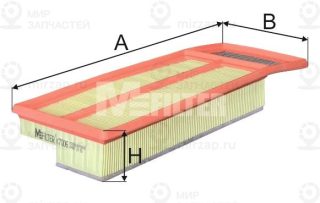 Фильтр воздушный MFILTER K7006