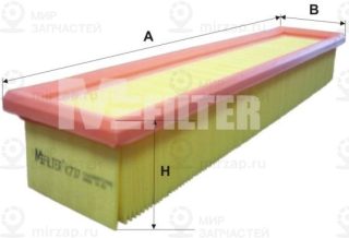 Фильтр воздушный MFILTER K737