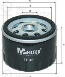 Фильтр масляный MFILTER TF46
