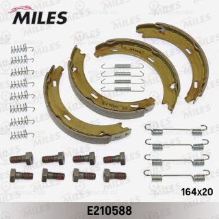Комплект тормозных колодок стояночной системы MILES E210588