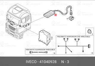 Запчасть IVECO 41040928