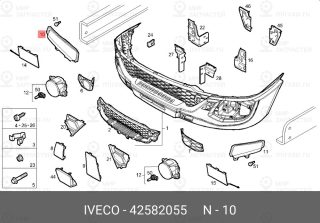 Запчасть IVECO 42582055