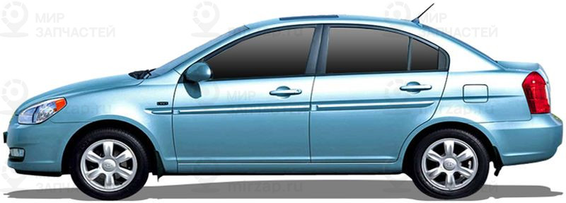 Запчасти HYUNDAI 5 ACCENT III седан (MC) 1.4 GL