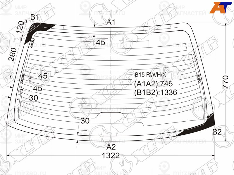 Запчасть XYG B15RWHX