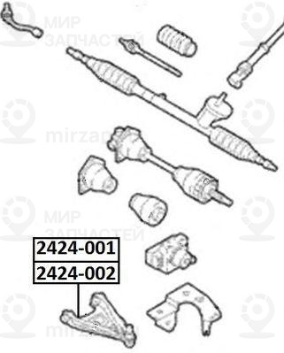Запчасть ASVA 2424001