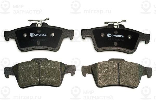 Комплект тормозных колодок, дисковый тормоз CWORKS C12CR0024